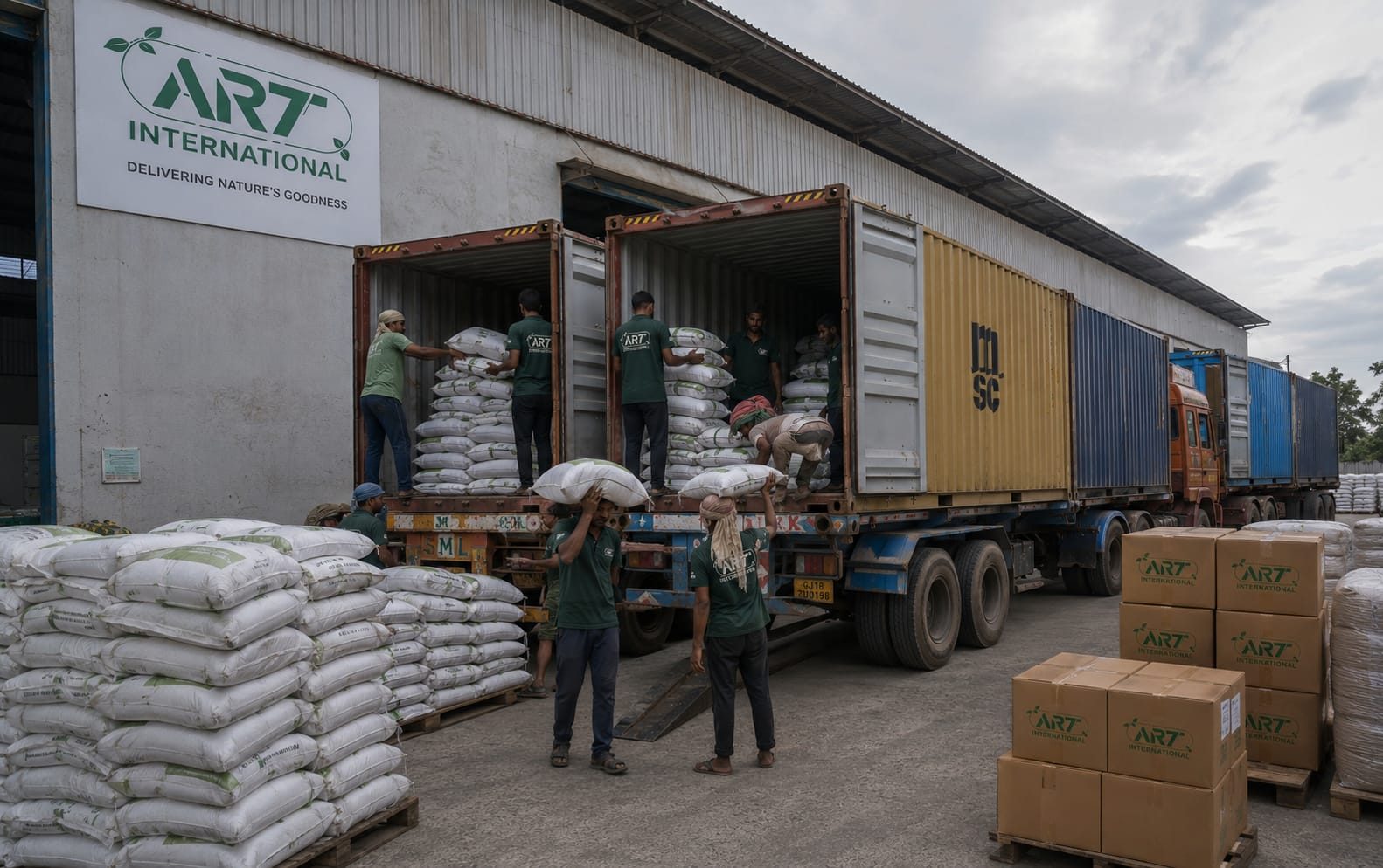 Export dispatch, A.R.T International facility