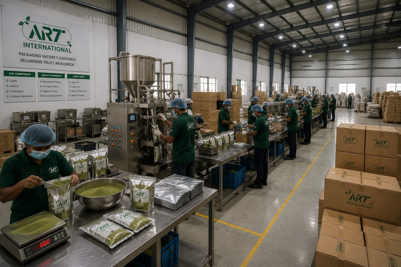 Packing, A.R.T International facility