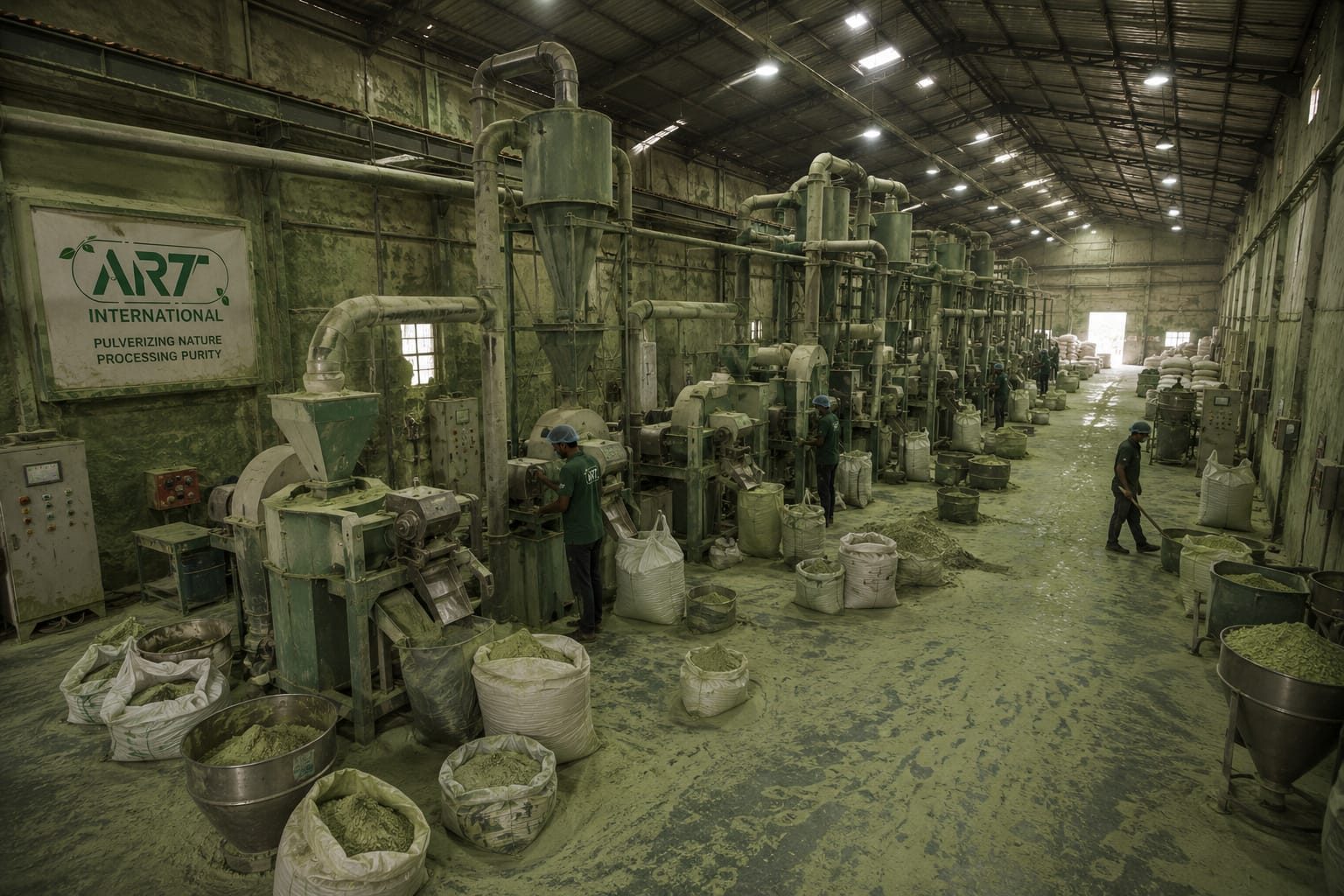 Powder processing, A.R.T International facility