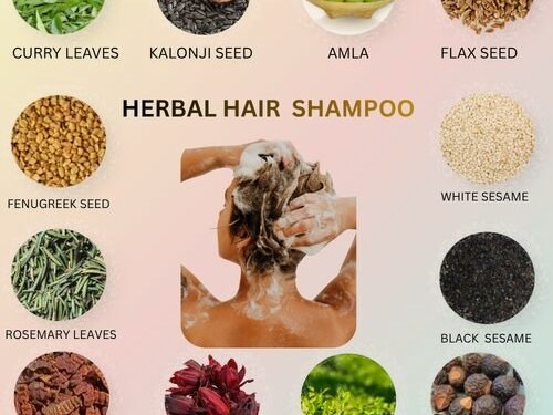 Herbal Hair Shampoo, Multi-herb Ayurvedic formula